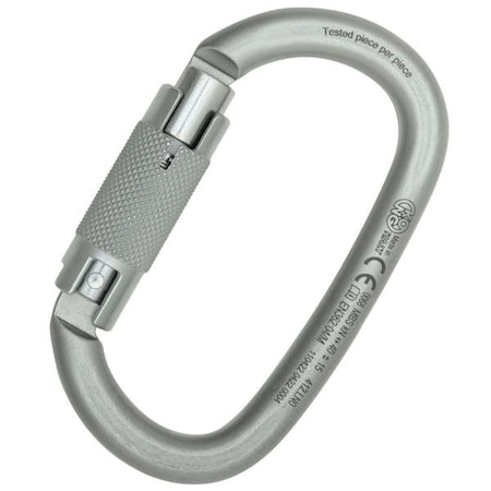 Kong Usa Oval, 110 mm Length, 21 mm Gate Opening, Carbon steel, Lunar white 412LN0999KK